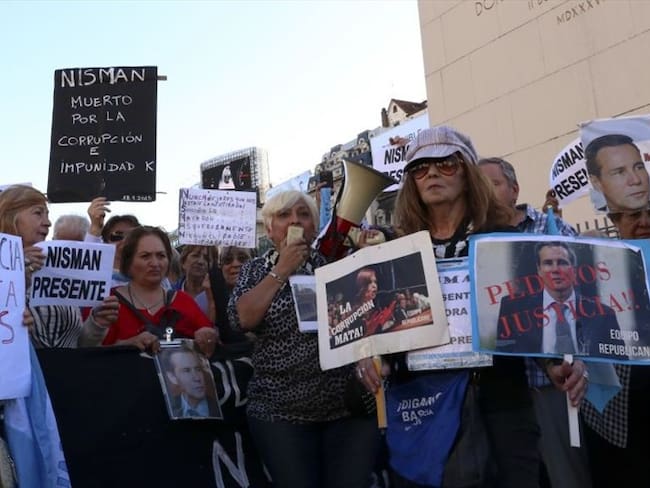 Para este 18 de enero fueron convocados los argentinos por la exministra de seguridad Patricia Bullrich para honrar la memoria del fiscal.. Foto: Getty Images
