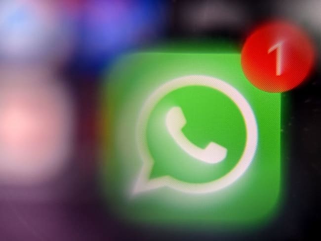 Whatsapp logo. (Photo by AFP) (Photo by -/AFP via Getty Images)