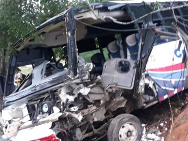 Una mujer muerta y 10 heridos deja grave accidente de tránsito en La Apartada, Córdoba.Foto: cortesía.