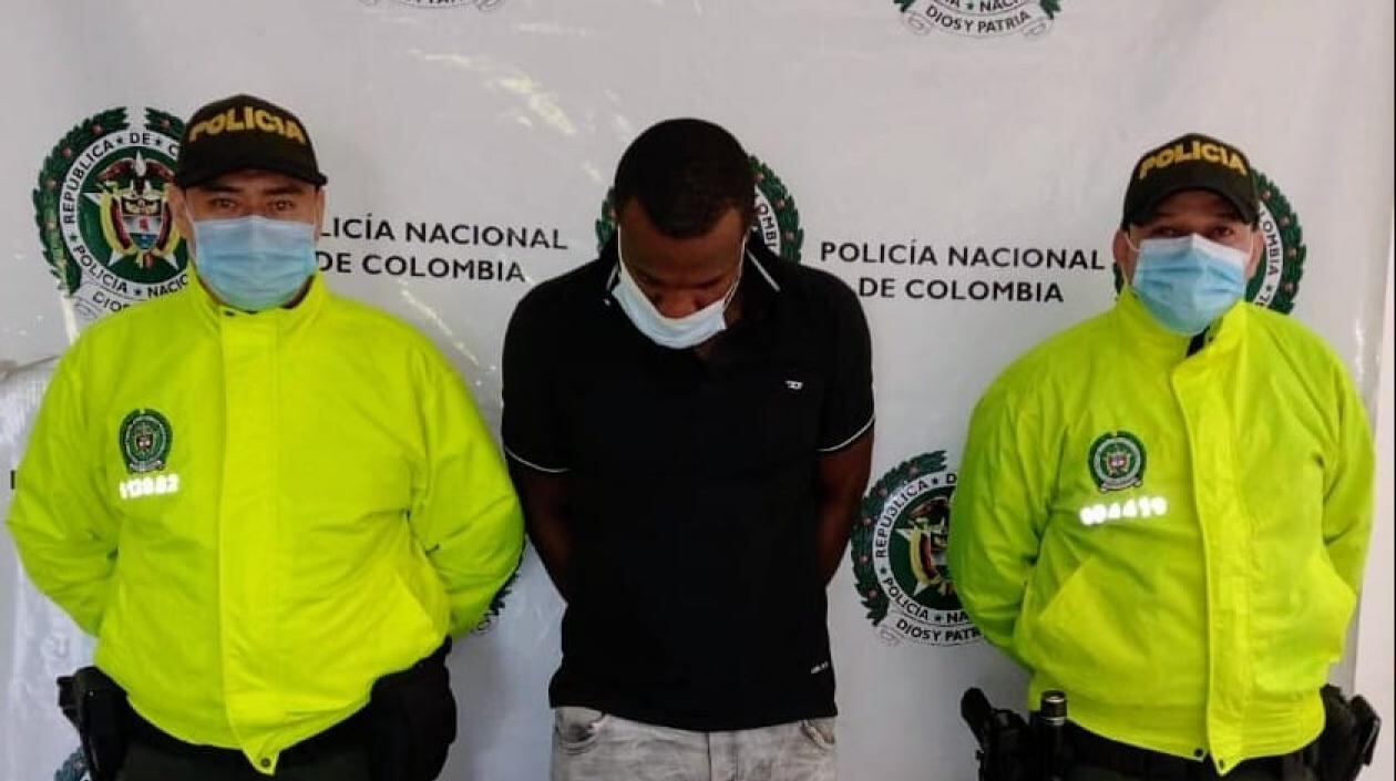 Capturan a ‘Manuel José Gaitán’, presunto cabecilla del ‘Clan del Golfo’ en un municipio del Atlántico. Foto: Cortesía Policía del Atlántico