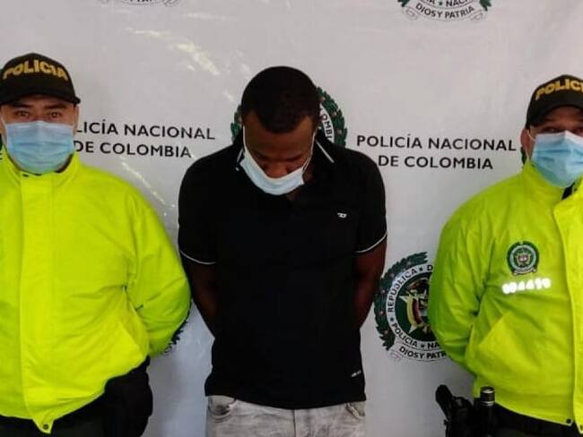 Capturan a ‘Manuel José Gaitán’, presunto cabecilla del ‘Clan del Golfo’ en un municipio del Atlántico. Foto: Cortesía Policía del Atlántico