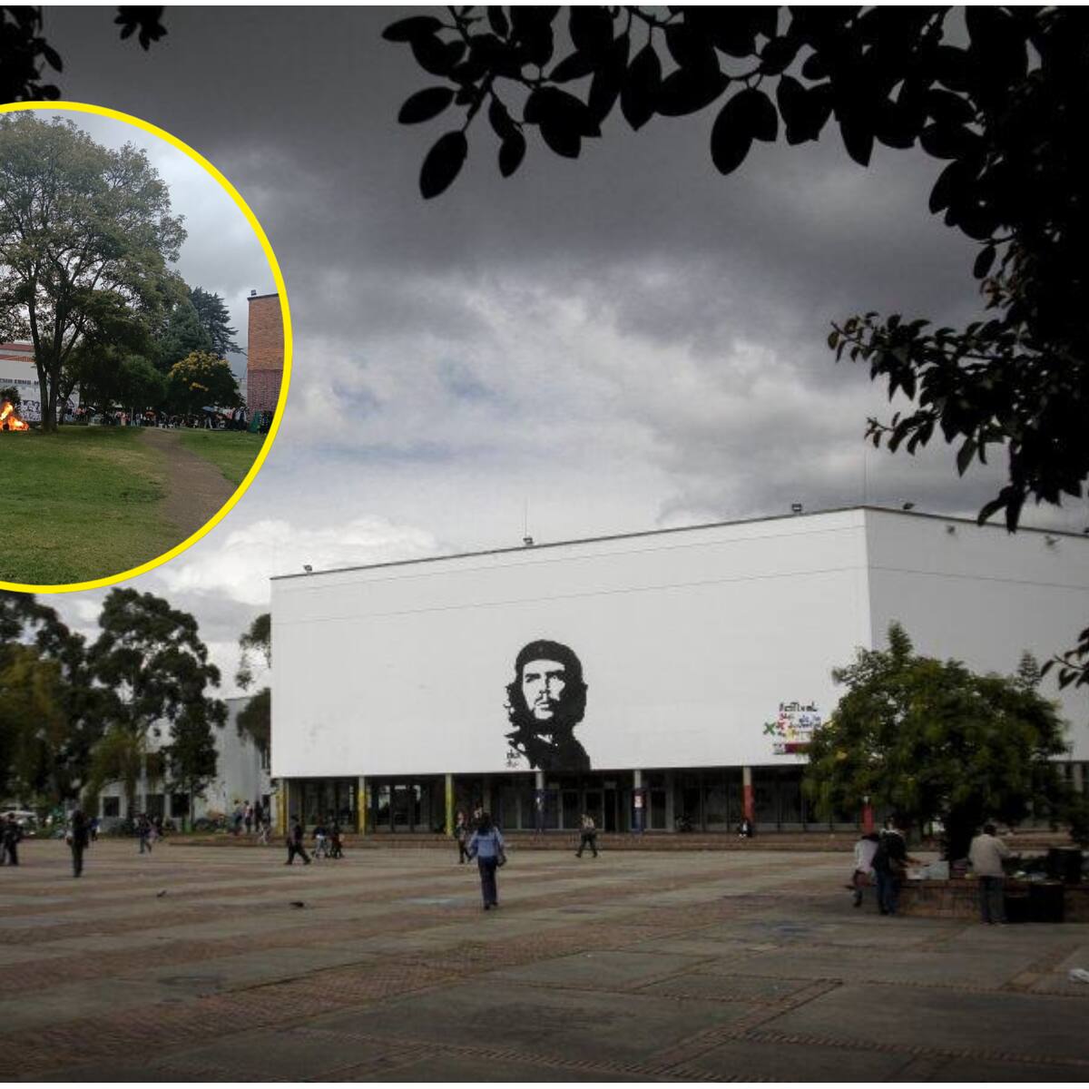Incendian dos motos dentro de la Universidad Nacional en Bogotá