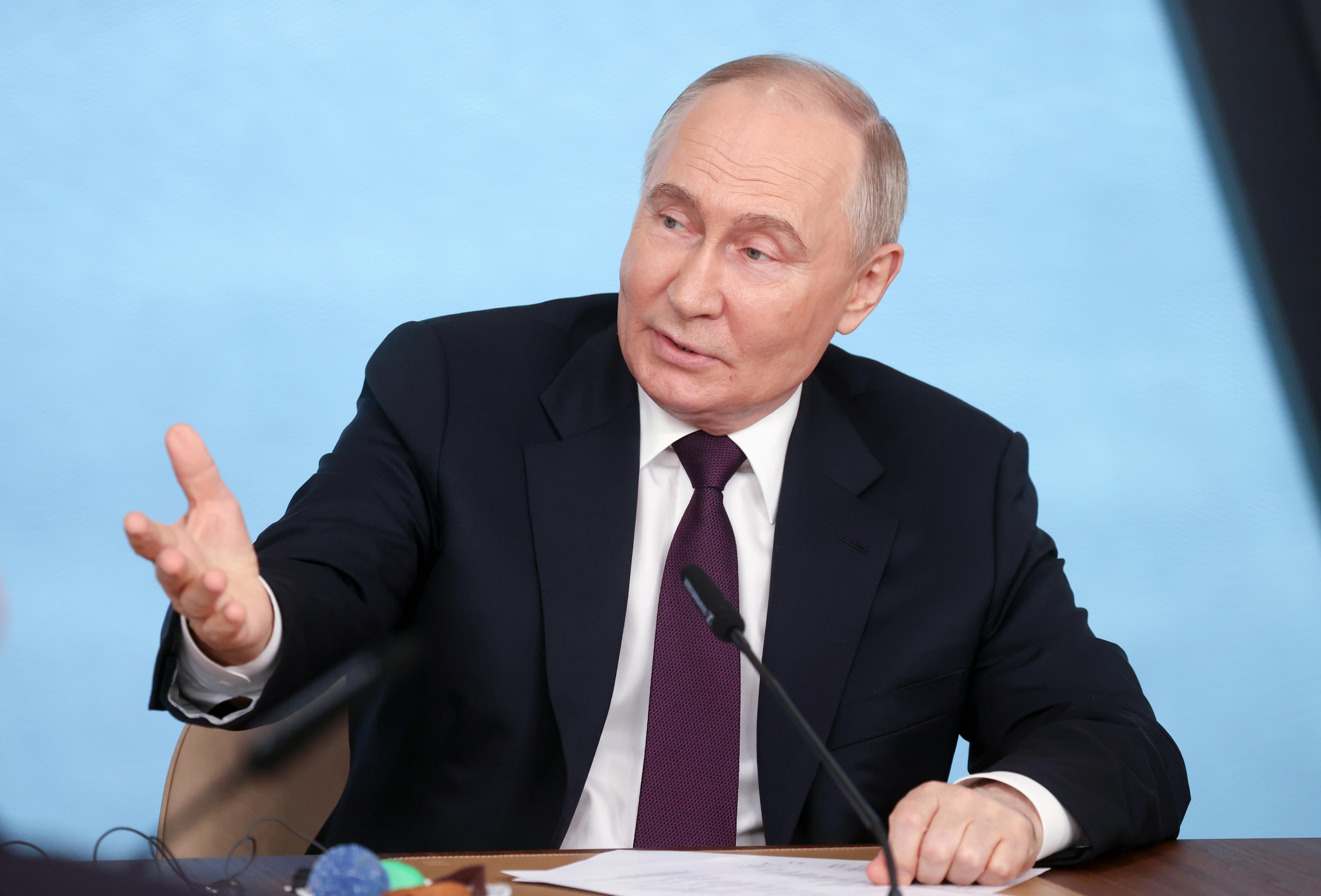 Presidente ruso Vladímir Putin. Foto: EFE/EPA/VALENTINA PEVTSOVA / SPUTNIK / KREMLIN POOL MANDATORY CREDIT