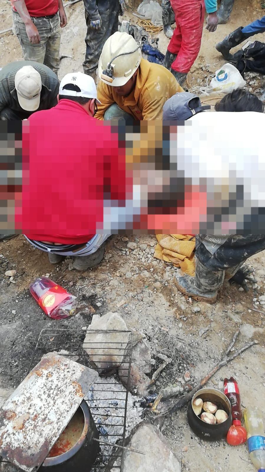 Tres personas fallecieron en una mina de oro en California, Santander. Foto: Suministrada