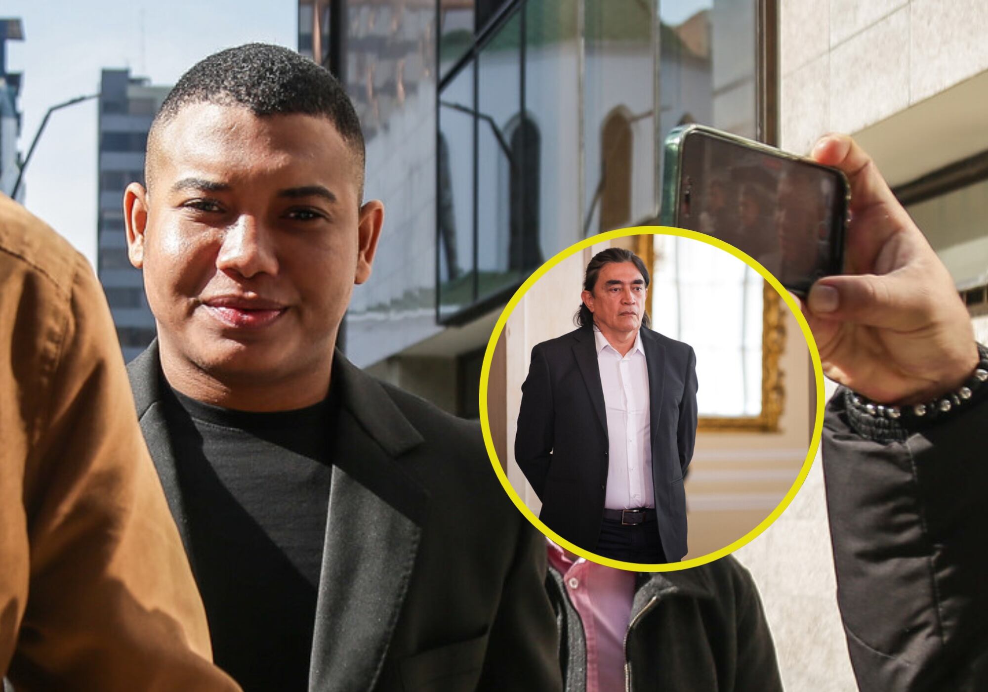 Miguel Polo Polo y Gustavo Bolívar. Foto: Colprensa.