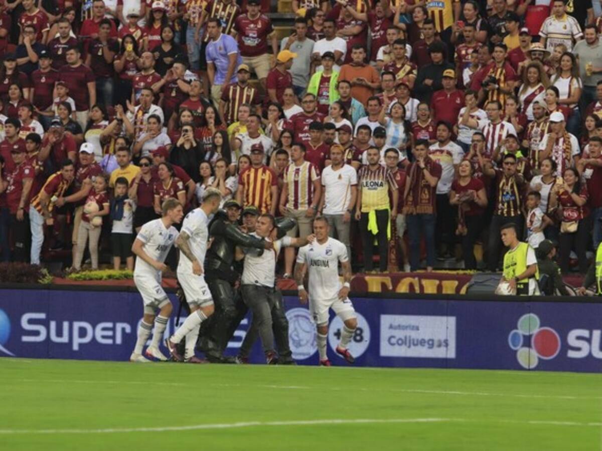 Dimayor y la sanción contra Daniel Cataño, Deportes Tolima e hincha agresor