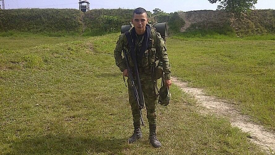 Militar desaparecido. Foto: Ejército Nacional