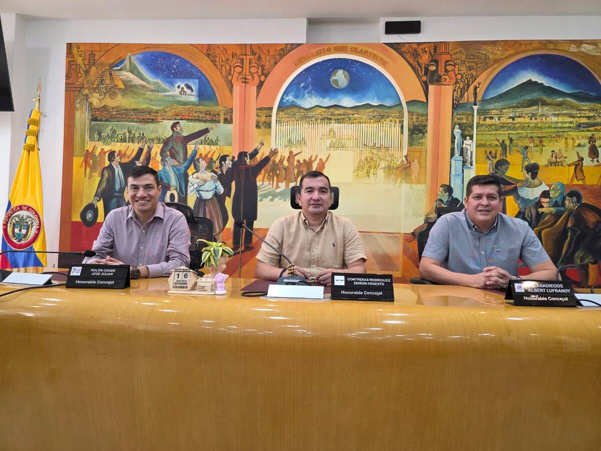 Edisson Contreras repite en la presidencia del Concejo de Cúcuta para el periodo 2026