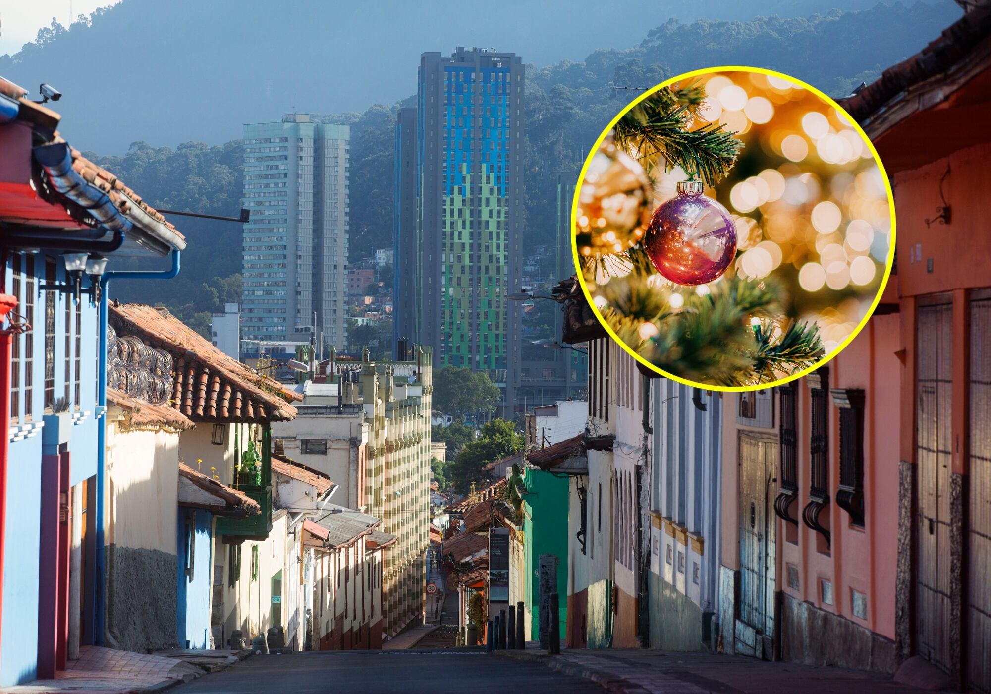 Bogotá e imagen de Navidad. Foto: Getty Images