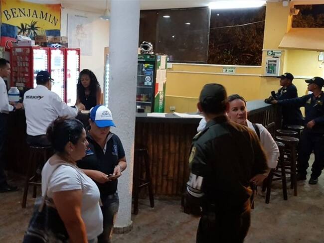 Sellado el Hostal Benjamin en Taganga. Foto: Alcaldía