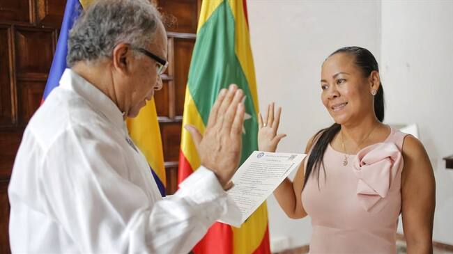 Yolanda Wong fue alcaldesa encargada de Cartagena hasta el 19 de septiembre de 2018. Foto: Archivo.