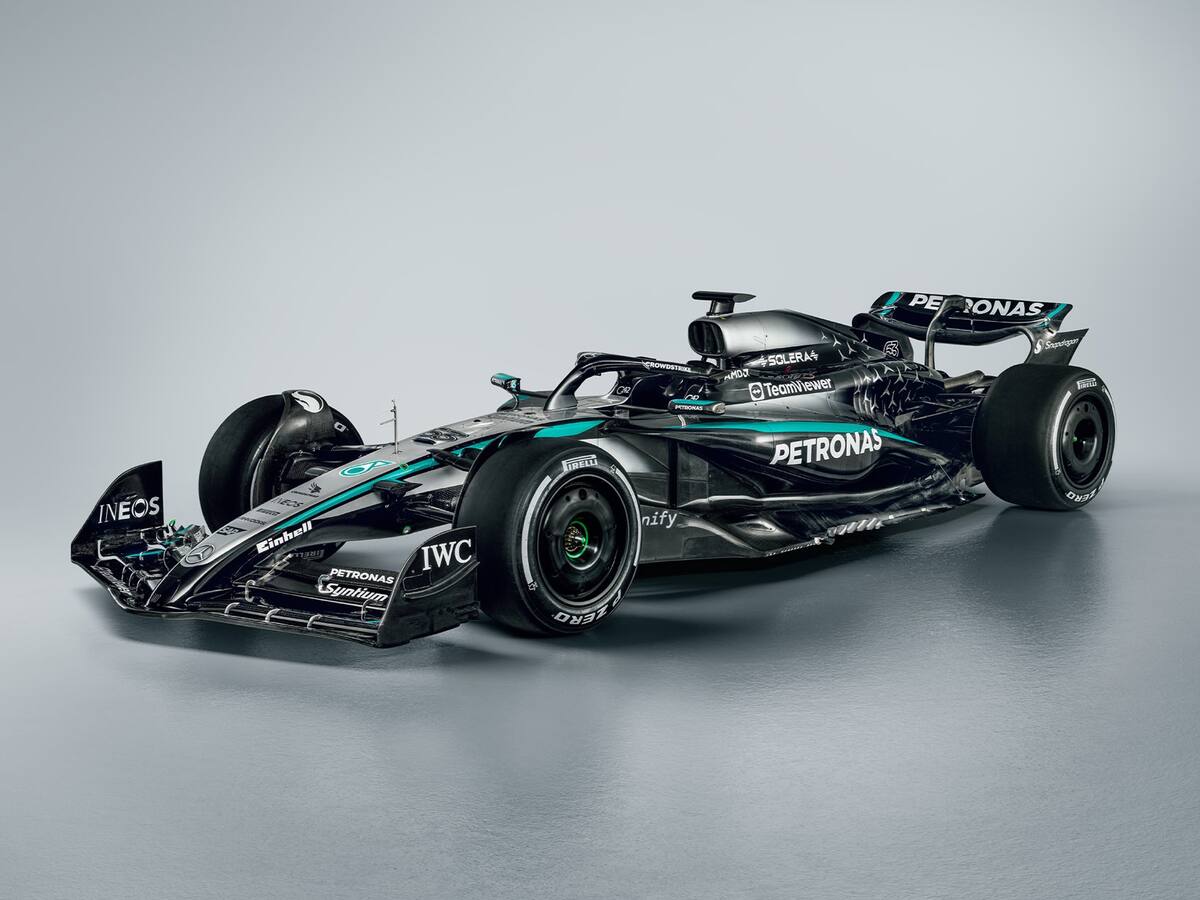 Mercedes presentó su monoplaza para 2025 antes de los test de pretemporada de F1