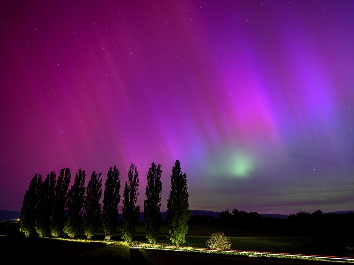 Fotos: aurora boreal por tormenta solar dejó impresionantes imágenes en Europa