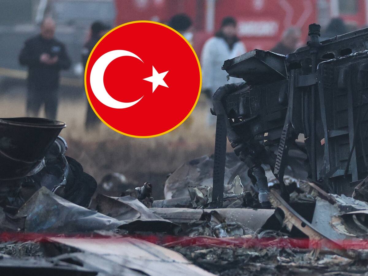 Turquía confirmó la muerte de los 20 pasajeros a bordo del avión militar estrellado