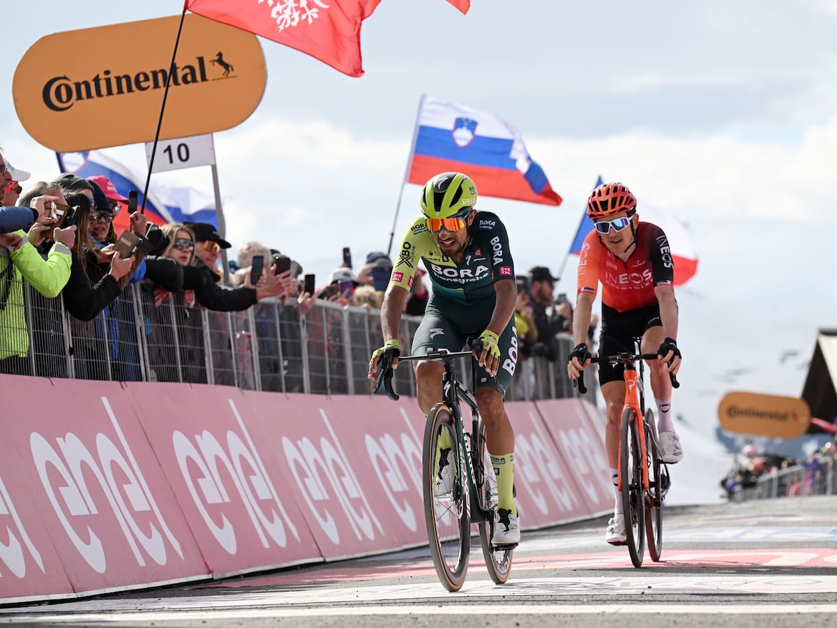 Giro de Italia: Daniel Martínez ahora es segundo en la general y Pogacar suma victoria