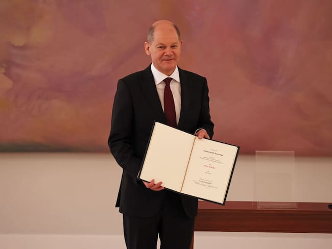 Olaf Scholz es elegido canciller. (Photo by Emmanuele Contini/Getty Images)