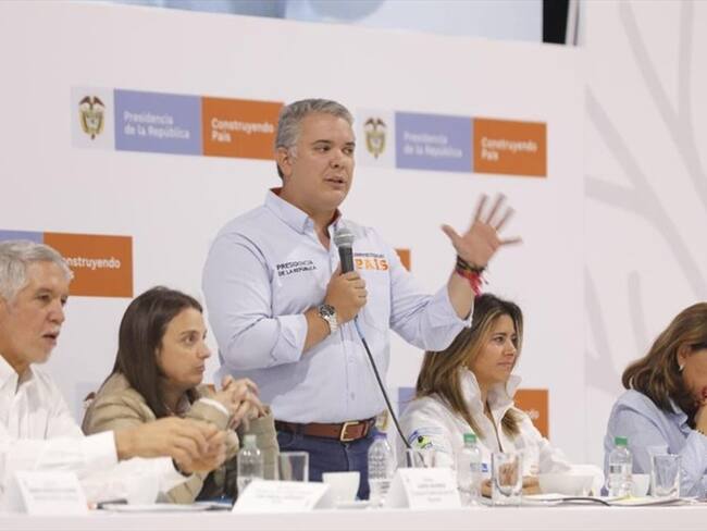 A los responsables de estos crímenes los vamos a llevar a la justicia y los vamos a doblegar: Iván Duque . Foto: Foto: Presidencia
