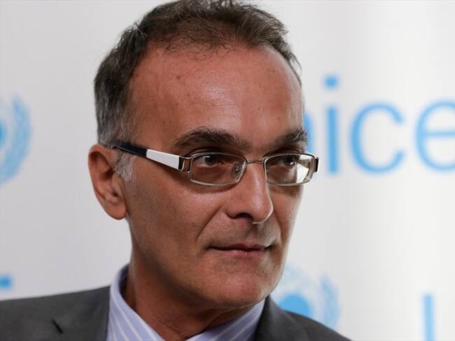 Roberto de Bernardi, representante de Unicef en Colombia. Foto: Colprensa