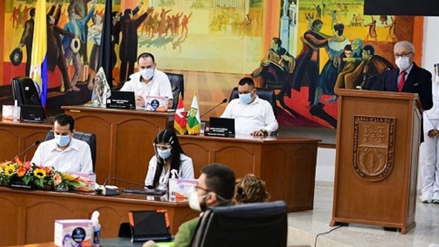 Desacuerdo por moción de censura contra secretario de gobierno de Cúcuta. Foto: Cortesía