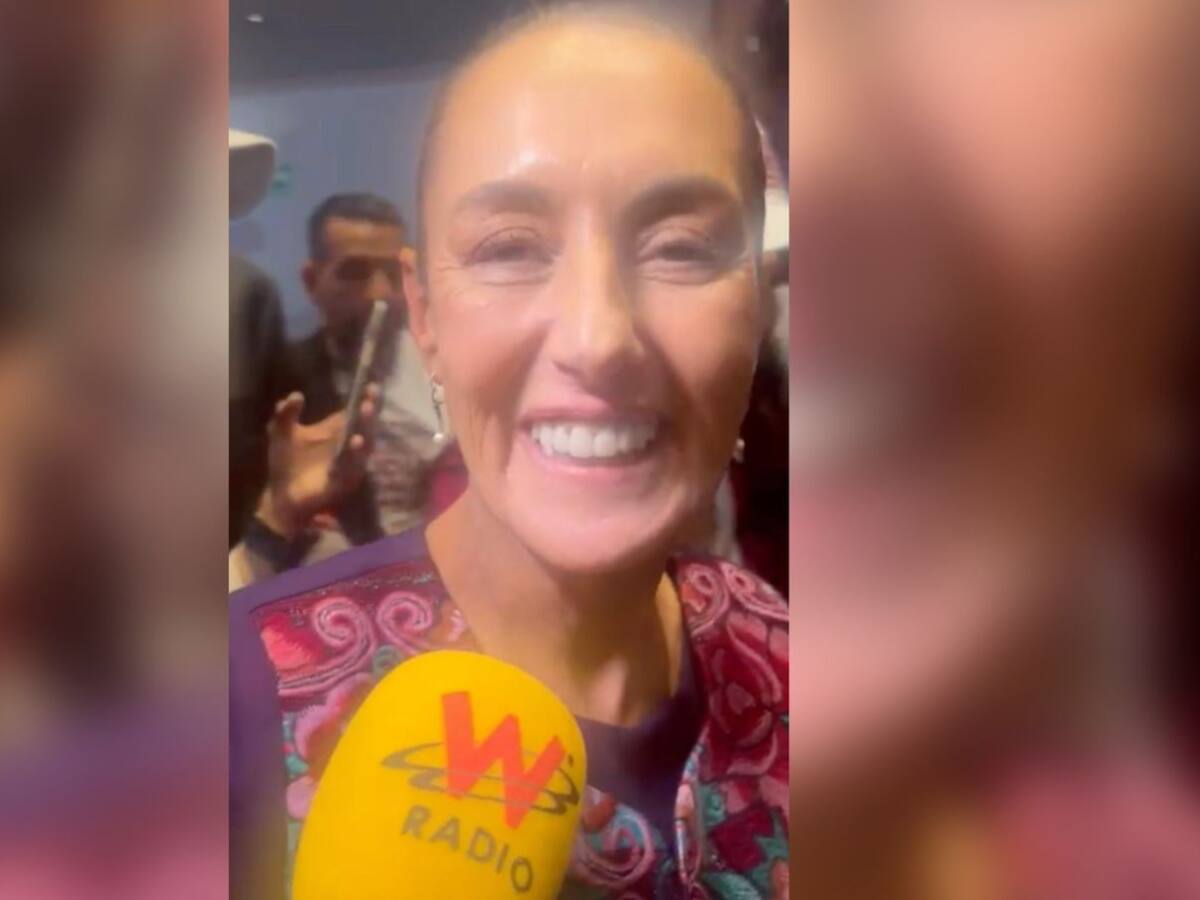 Vamos a trabajar muy bien: Claudia Sheinbaum a W Radio sobre relación con Gobierno Petro