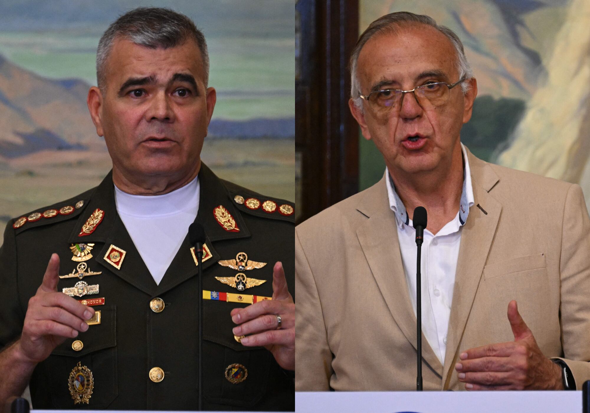 Vladimir Padrino e Iván Velásquez | Fotos: GettyImages