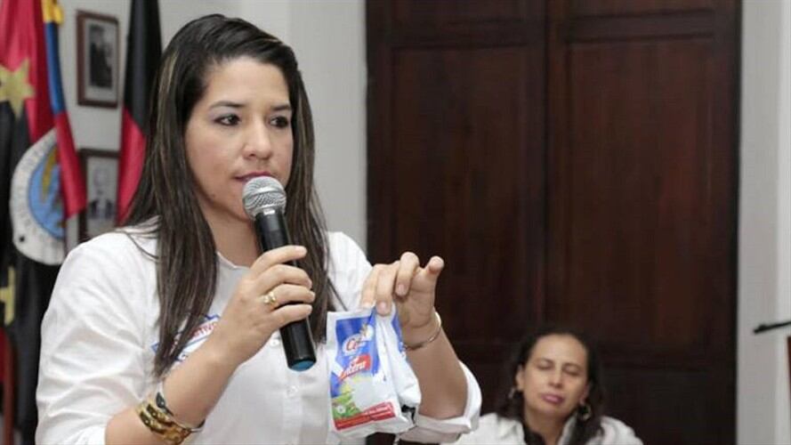 Milena Velásquez, gerente del PAE. Foto: Gobernación de Norte de Santander