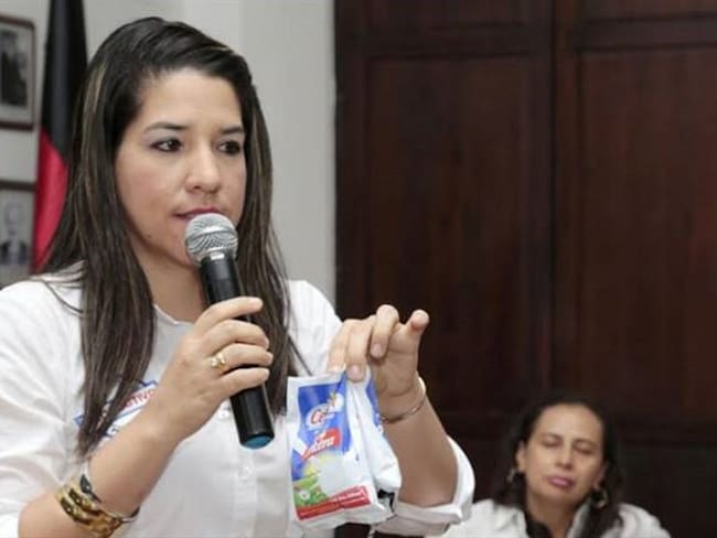 Milena Velásquez, gerente del PAE. Foto: Gobernación de Norte de Santander