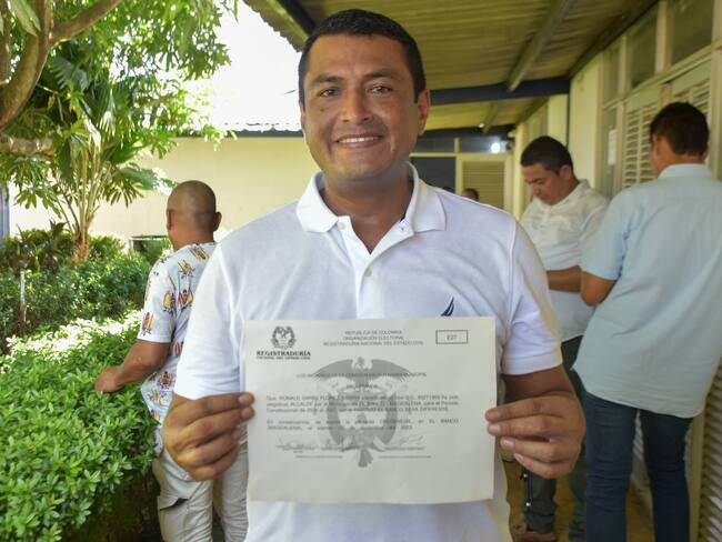 Alcalde del municipio de El Banco, Ronald Flórez Sierra// Foto: cuenta de X del mandatario