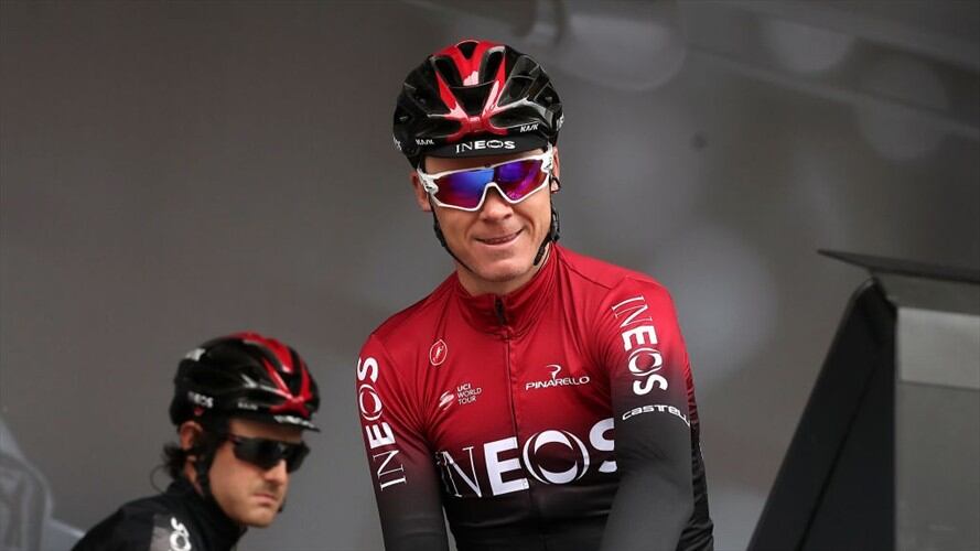 El británico se restablece en su domicilio de Mónaco de su violenta caída en el Dauphiné que le privó de participar en el Tour de Francia. Foto: Getty Images
