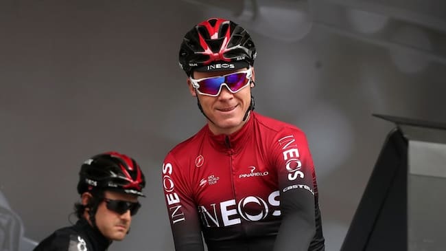 El británico se restablece en su domicilio de Mónaco de su violenta caída en el Dauphiné que le privó de participar en el Tour de Francia. Foto: Getty Images