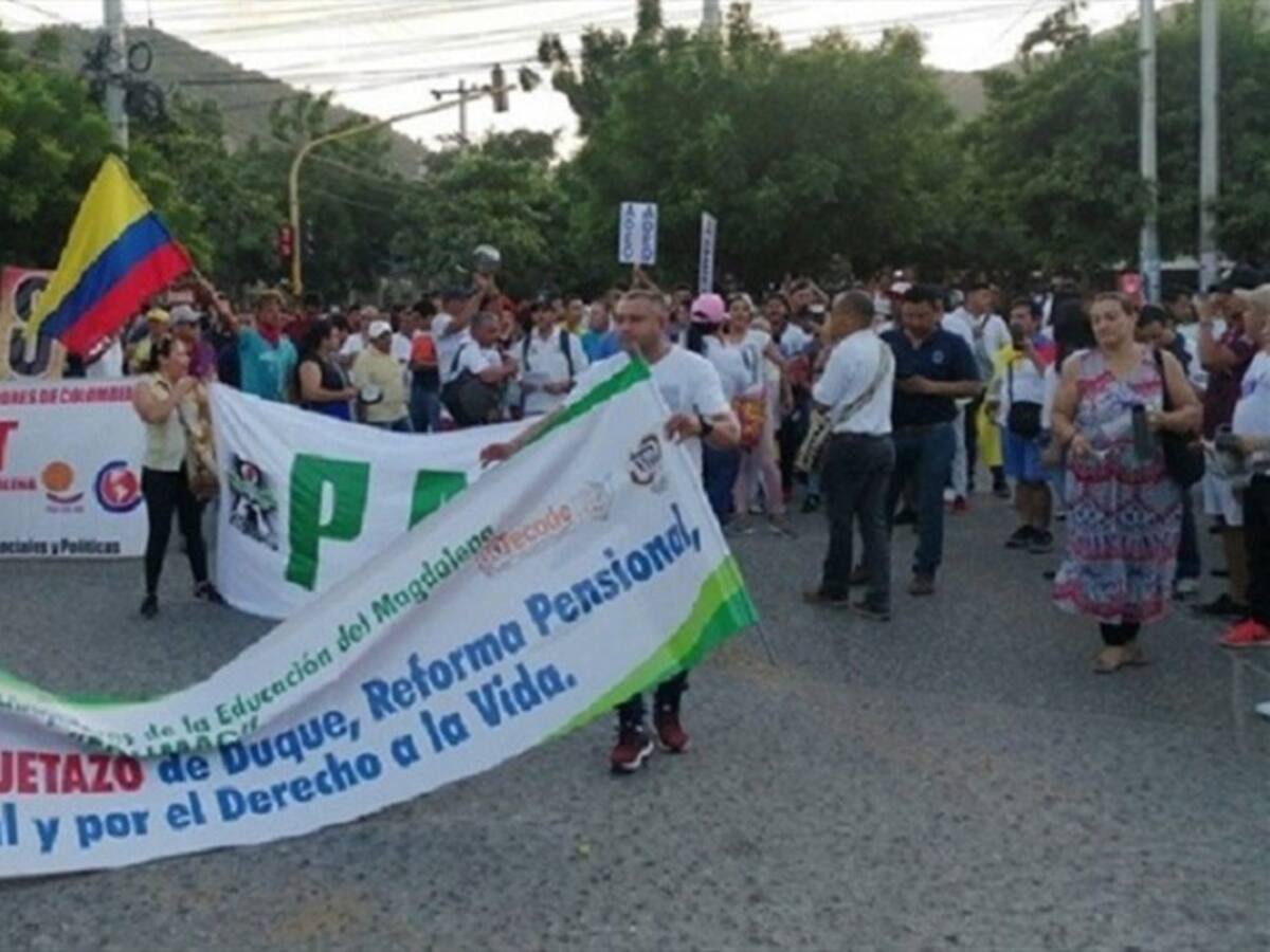 Movilizaciones en Santa Marta serán vigiladas por más de 400 uniformados de la Policía