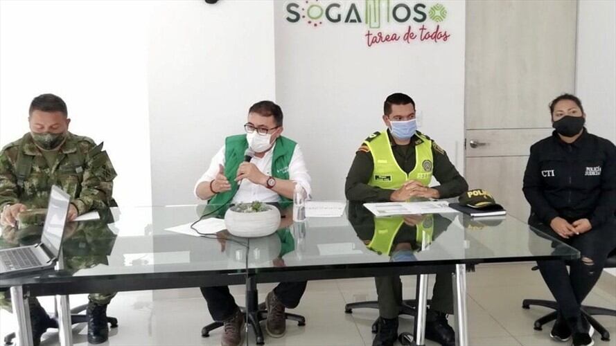 A la fecha en la capital de Sol y del Acero han fallecido 61 personas. . Foto: Alcaldía de Sogamoso