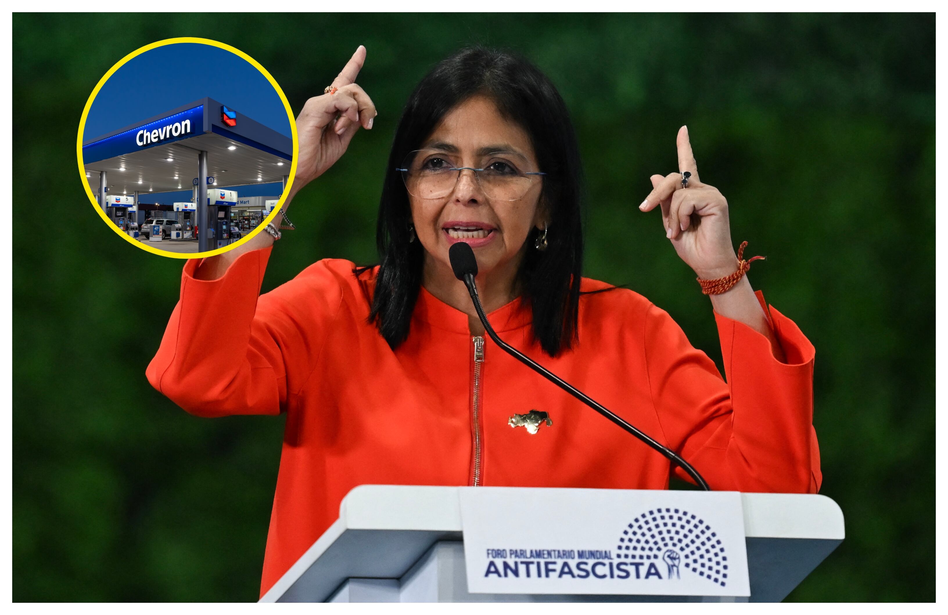 Vicepresidenta de Venezuela, Delcy Rodríguez. FOTO: JUAN BARRETO/AFP via Getty Images