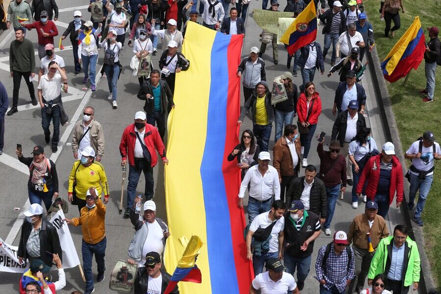 Gran Marcha Nacional. Foto: Colprensa.