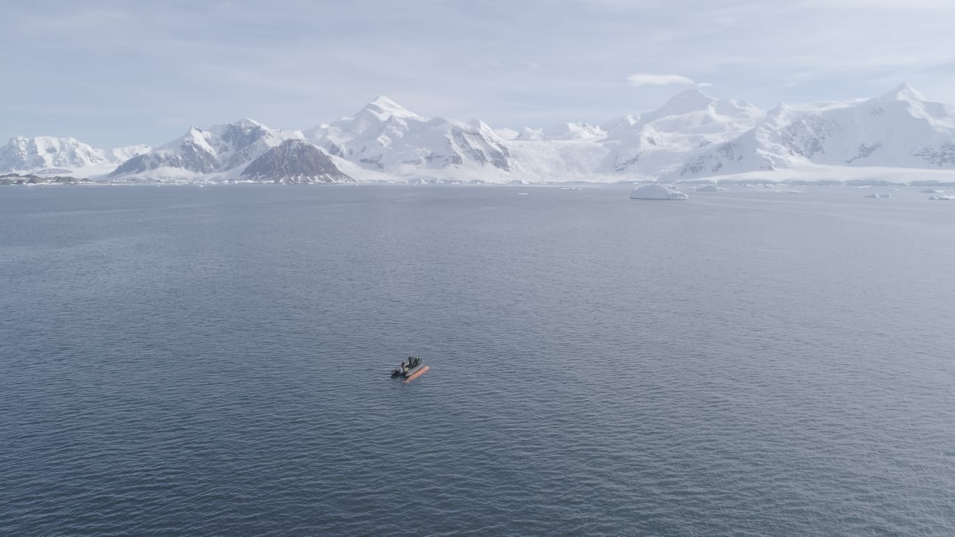 Glaciar Thwaites. Foto: doctor Alastair Graham