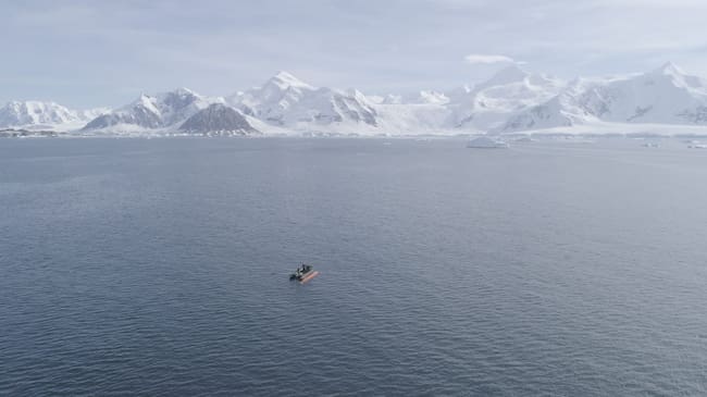 Glaciar Thwaites. Foto: doctor Alastair Graham