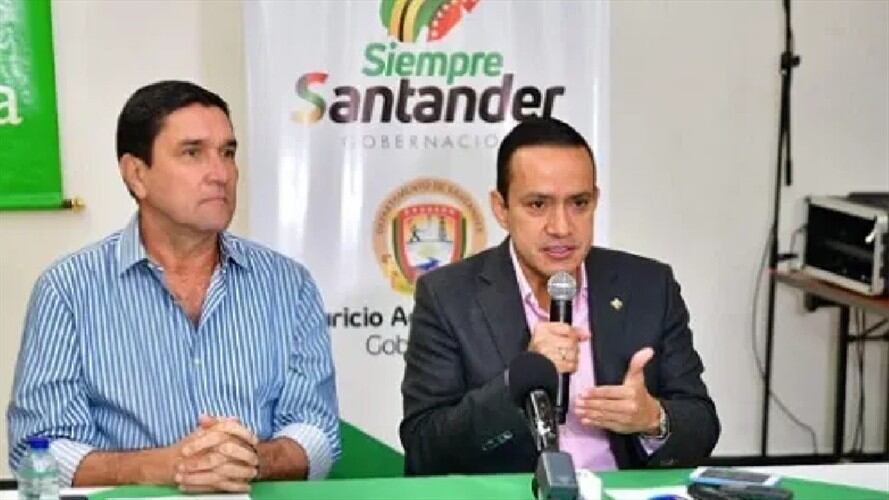 Gobernador y alcalde . Foto: Gobernación.