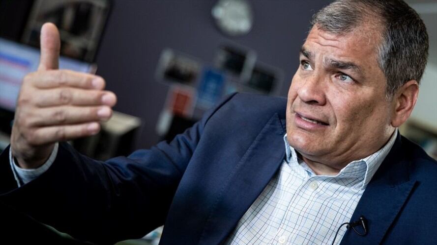 El expresidente de Ecuador Rafael Correa habló en La W Mediodía sobre la salida de Evo Morales de Bolivia.. Foto: Getty Images