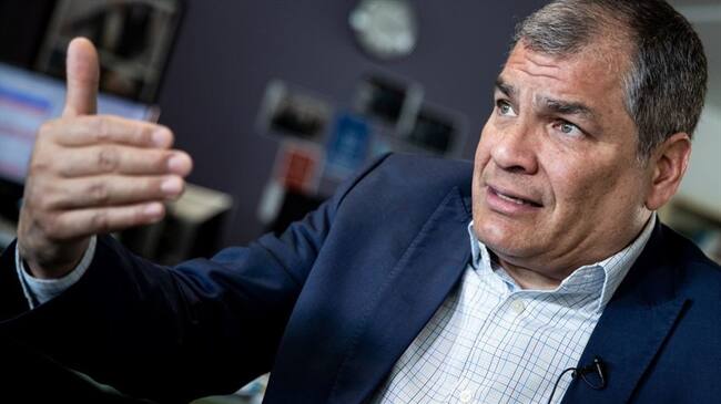 El expresidente de Ecuador Rafael Correa habló en La W Mediodía sobre la salida de Evo Morales de Bolivia.. Foto: Getty Images