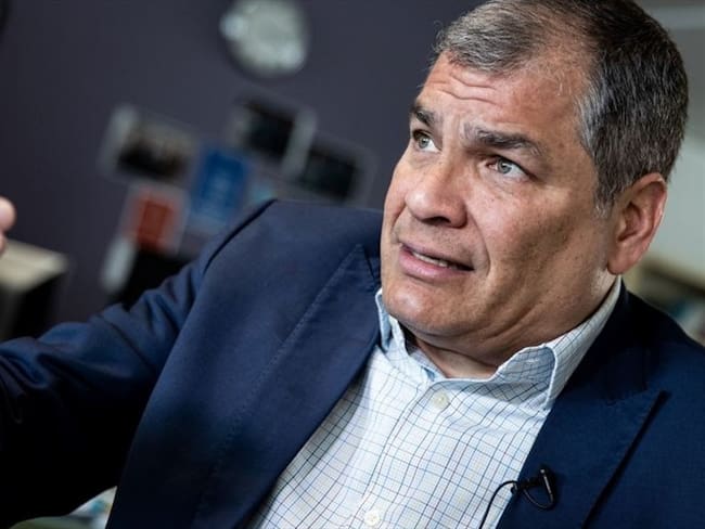 El expresidente de Ecuador Rafael Correa habló en La W Mediodía sobre la salida de Evo Morales de Bolivia.. Foto: Getty Images