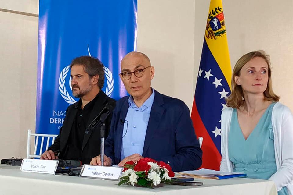 Volker Türk, Alto Comisionado de la ONU para los DDHH durante su visita a Venezuela en 2023 |Foto: W RADIO / Gabriela González.