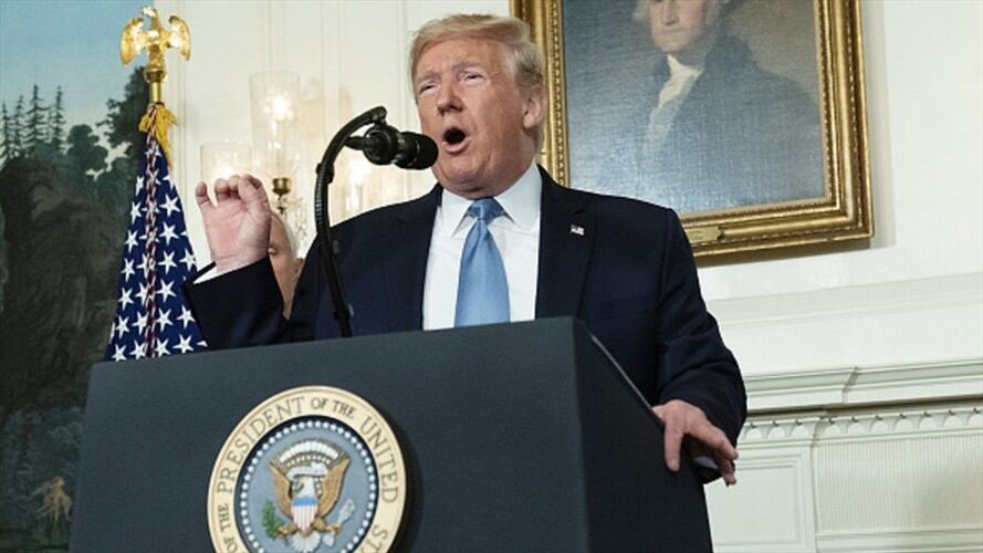 Trump dice que invadir Irán sería "una decisión muy fácil". Foto: Getty Images