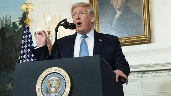Trump dice que invadir Irán sería "una decisión muy fácil". Foto: Getty Images