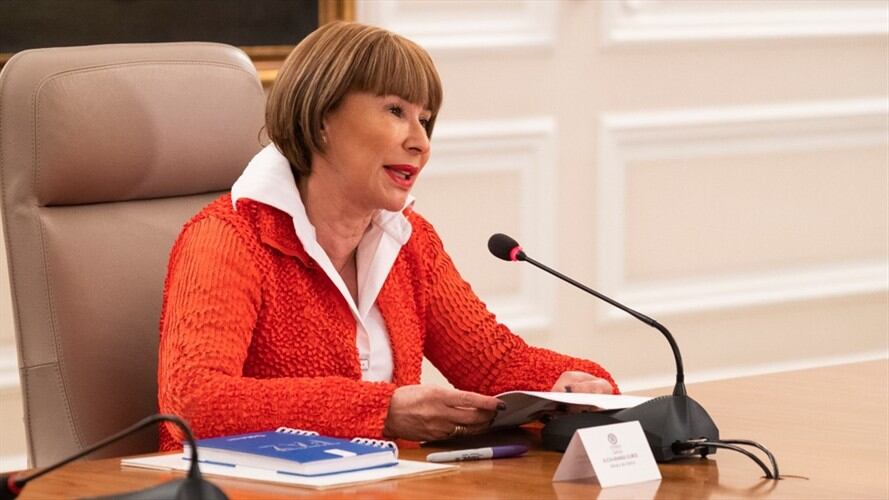 La ministra del Interior, Alicia Arango. Foto: presidencia
