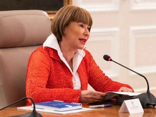 La ministra del Interior, Alicia Arango. Foto: presidencia