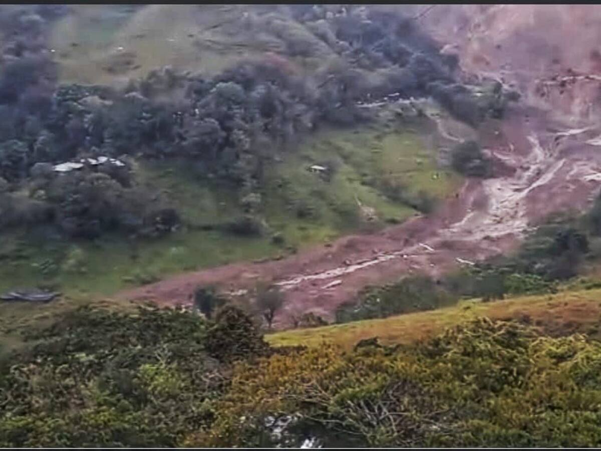 Se registró una nueva avalancha en el sector de la emergencia en Rosas, Cauca