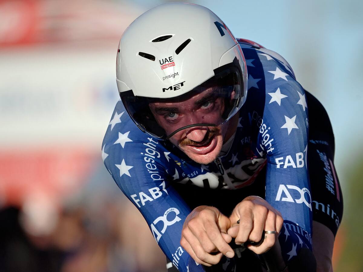 Brandon McNulty ganó la primera contrarreloj de la Vuelta a España