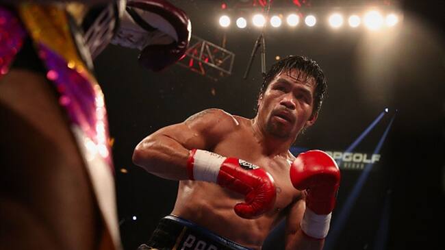 Peligra la carrera de Pacquiao por lesión ocular, según reportes. Foto: Getty Images