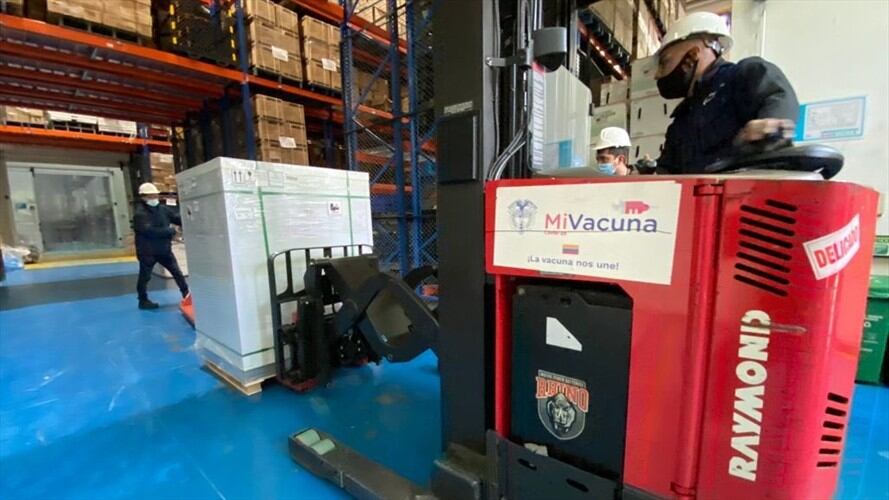 Colombia recibió más de dos millones de dosis nuevas contra el COVID-19. Foto: Cortesía Ministerio de Salud