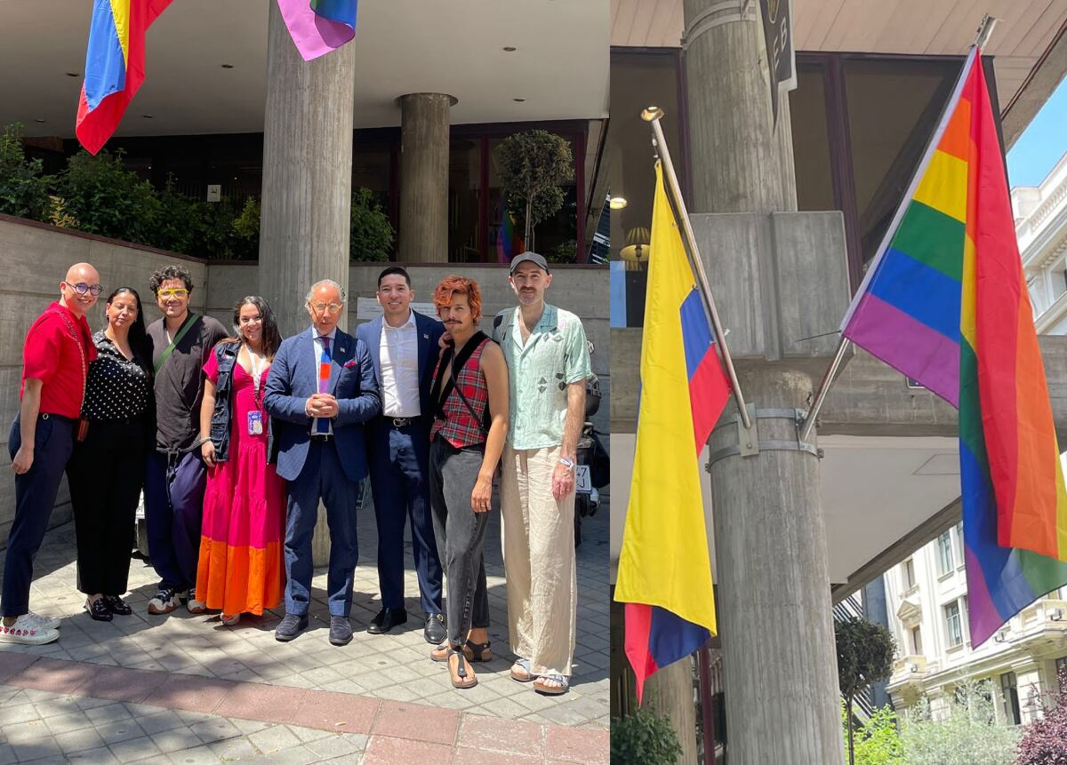 Consulado de Colombia en Madrid en fiestas dle orgullo gay | Fotos: Consulado General Central de Madrid